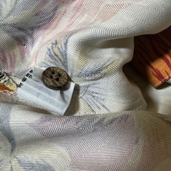 Tommy Bahama Shirt Mens 2XL Multicolor Silk Button Up Hawaiian Surfers Ukuleles - Picture 10 of 11